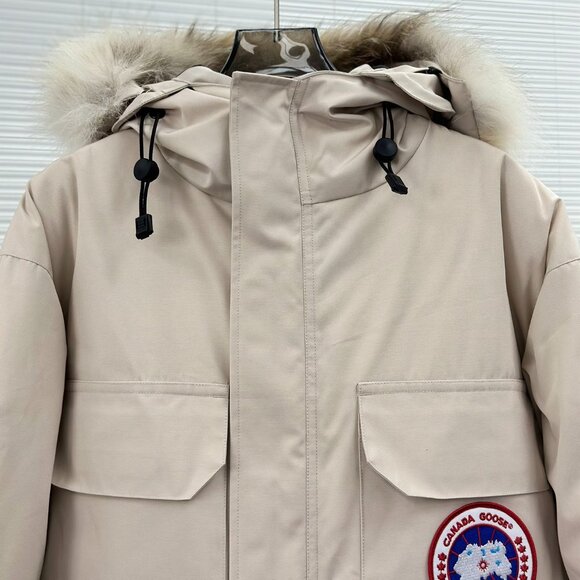 Canada Goose Expedition white Unisex Hooded Parka - Picture 3 of 9